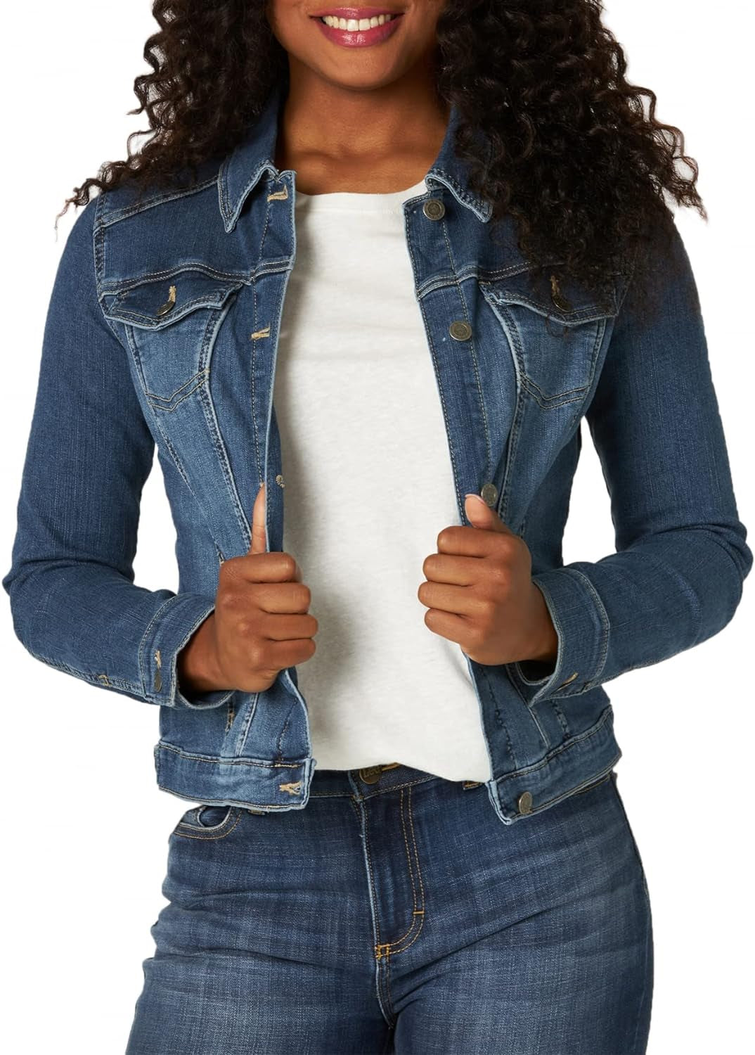 Plus Size Women's Denim Jacket