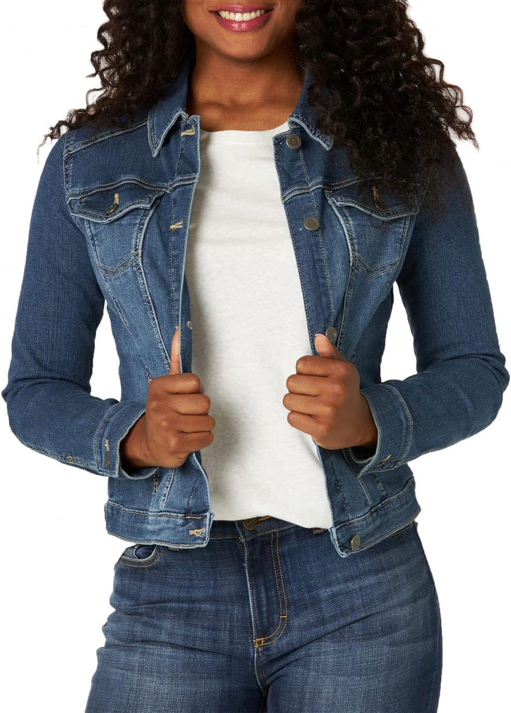Plus Size Women's Denim Jacket