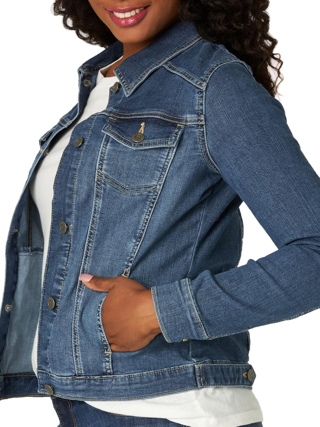 Plus Size Women's Denim Jacket